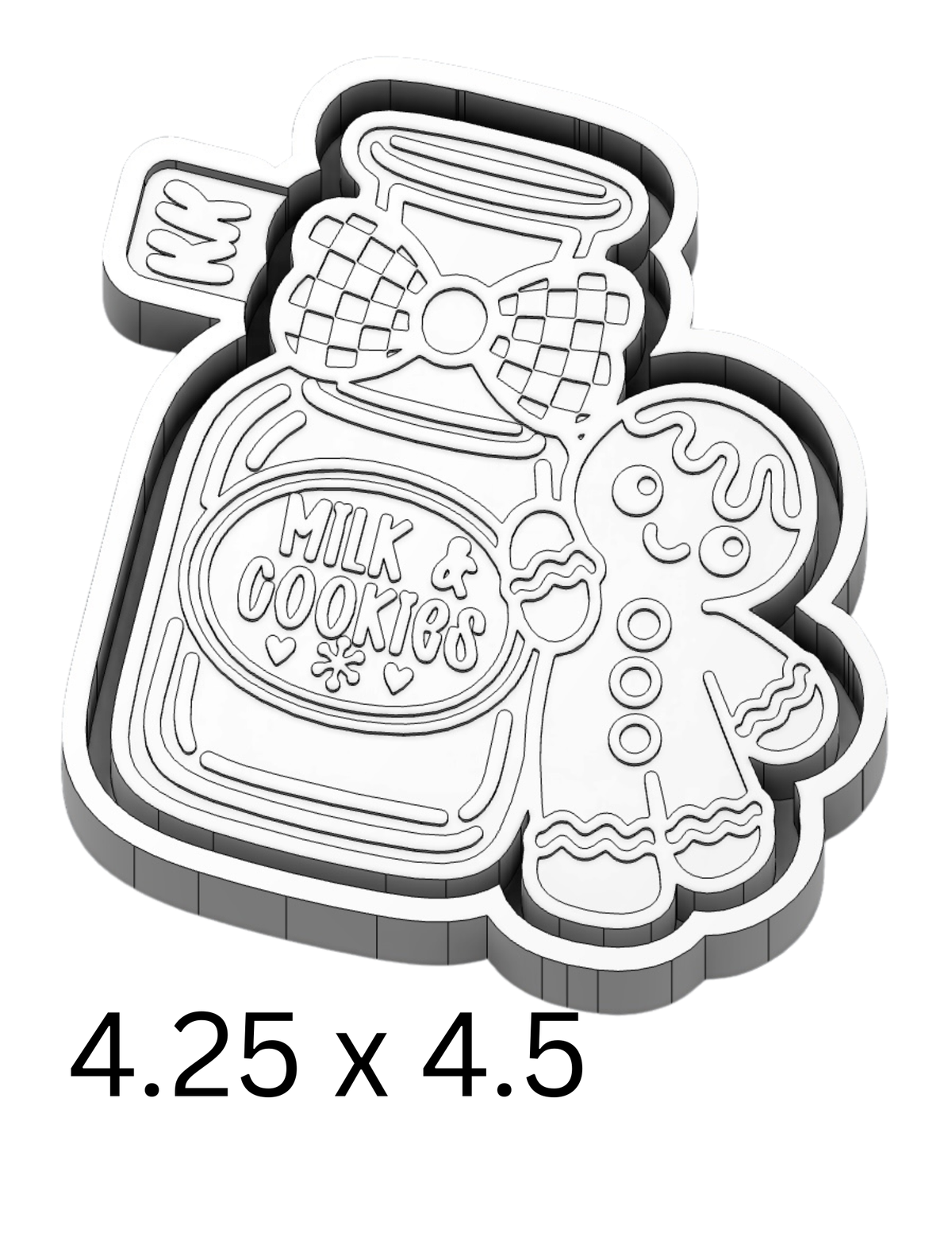 Milk and Cookies Mold