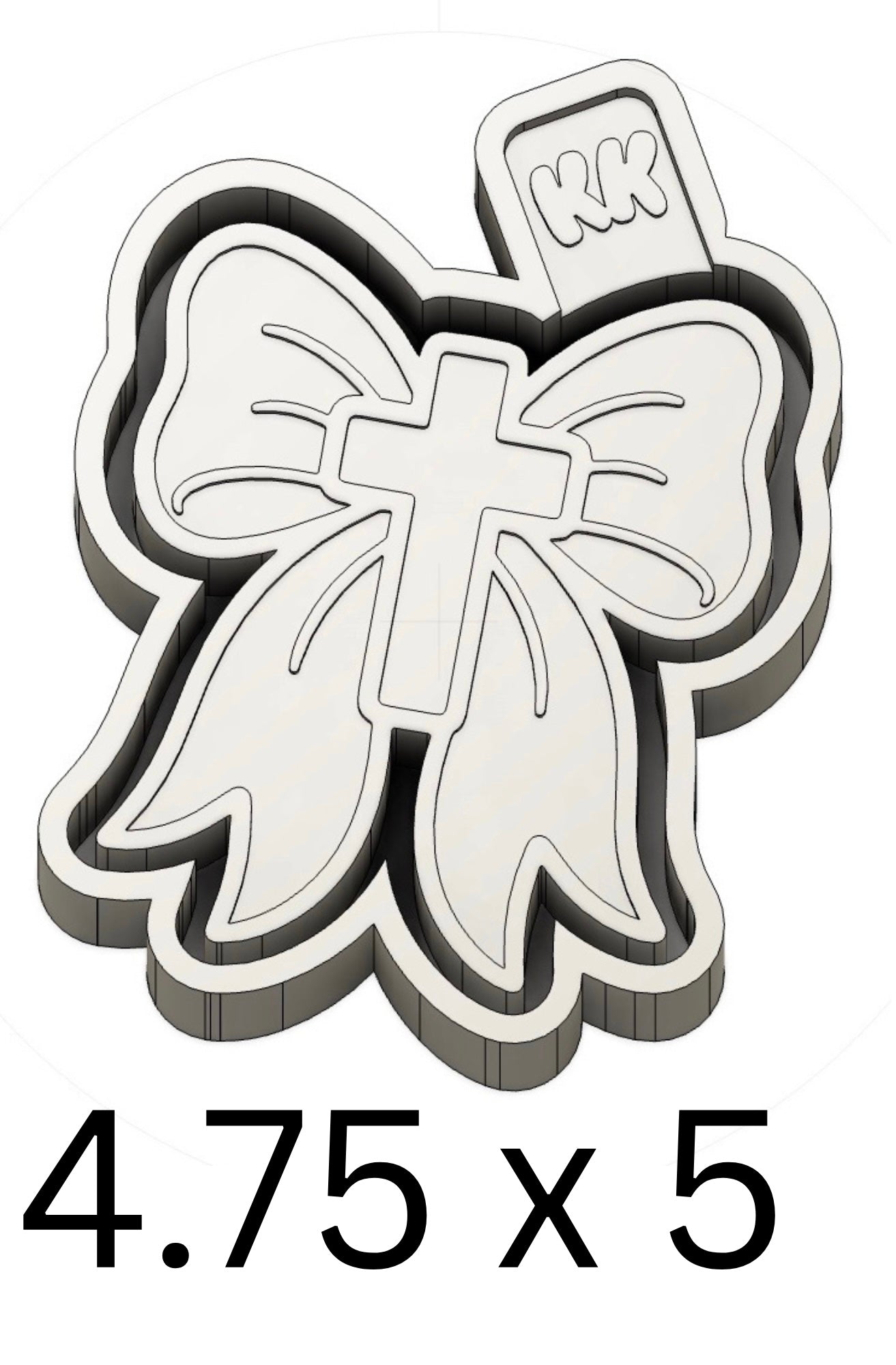 Bow with Cross Mold