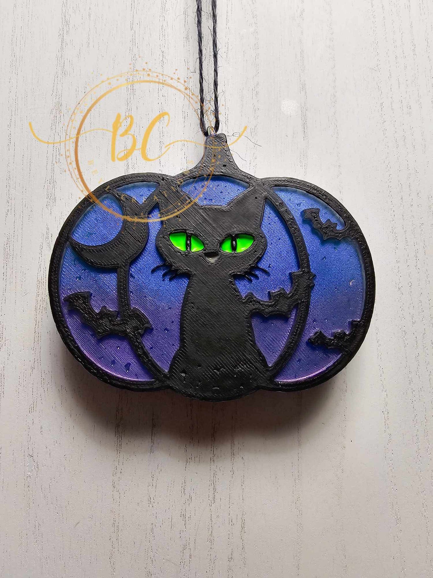 Pumpkin with Cat Mold