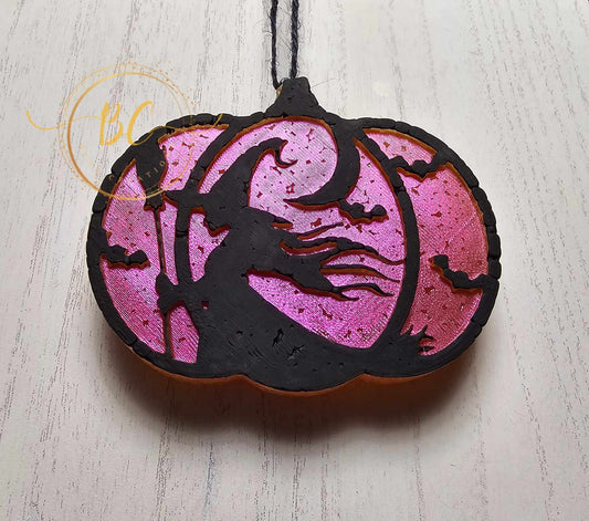 Pumpkin with Witch Mold