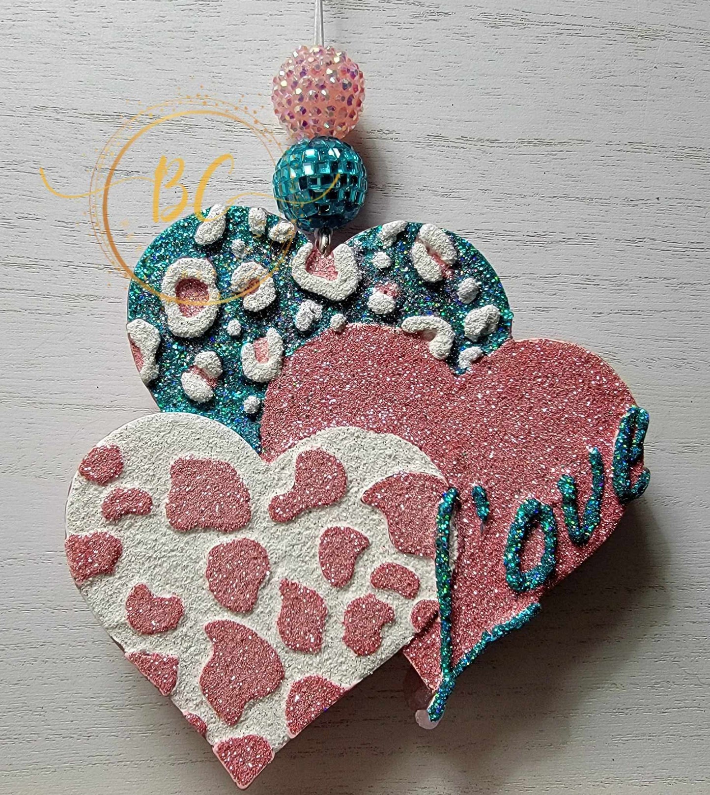 3 Hearts Love Mold