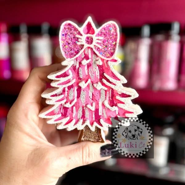 Christmas Tree with Bow Mold