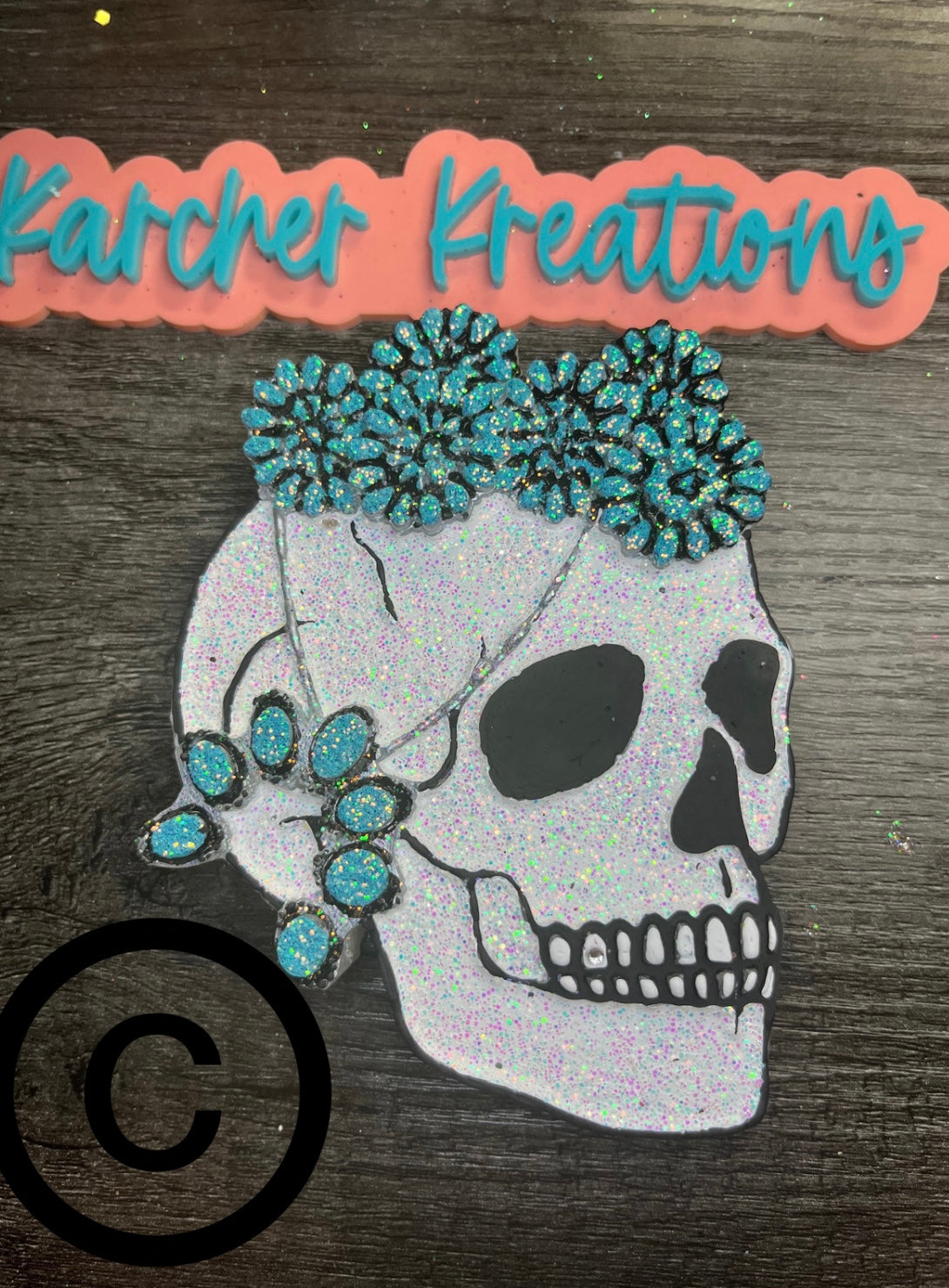 Skull with Concho Mold