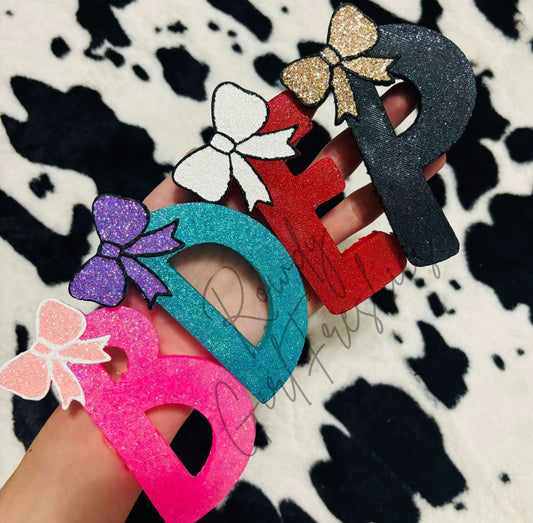 Alphabet with Bow Mold