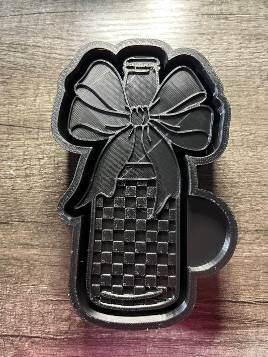 Checkered Bottle Mold