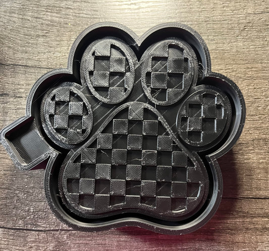 Checkered Paw Mold