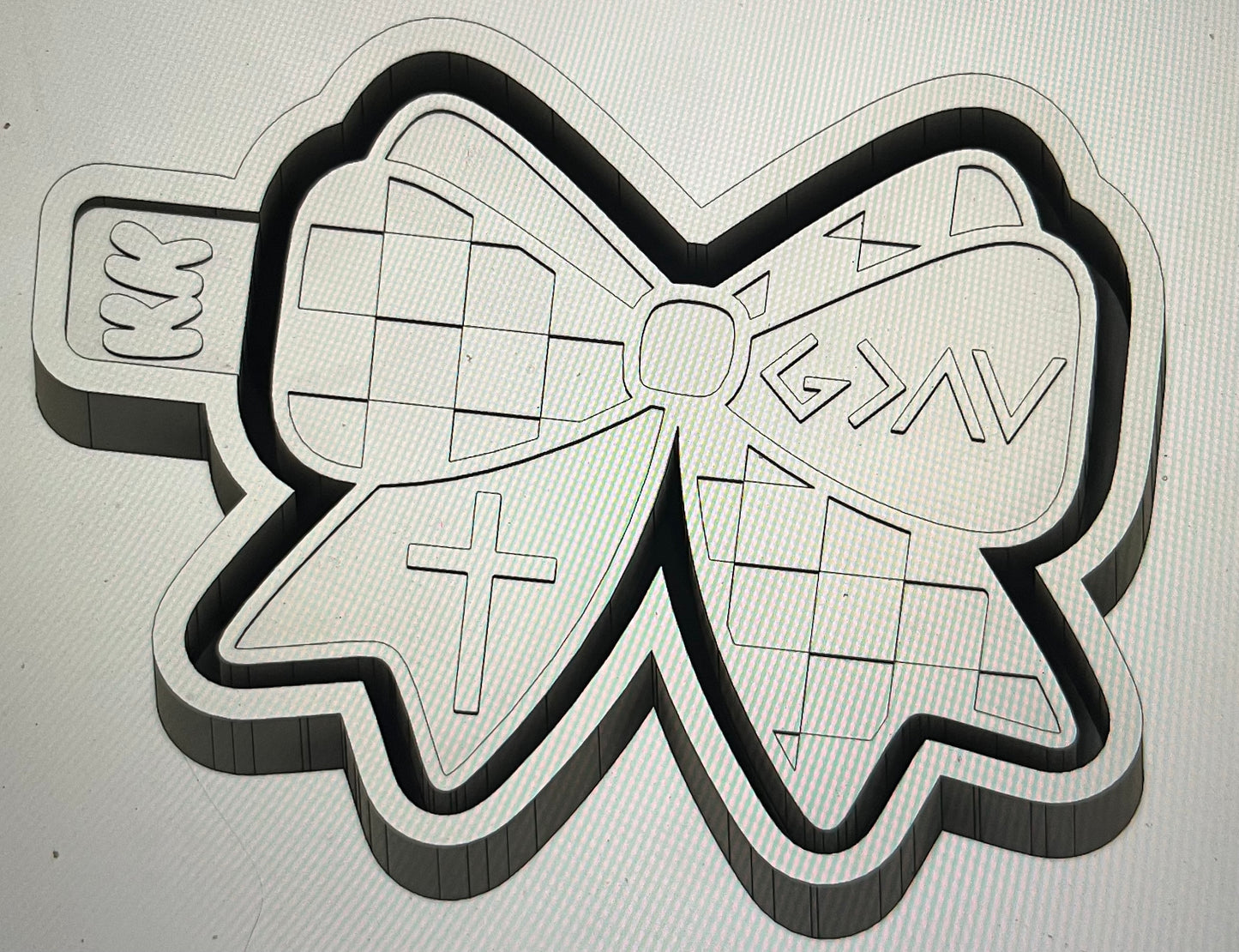 Greater Than Bow Mold