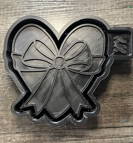 Heart with Bow Mold