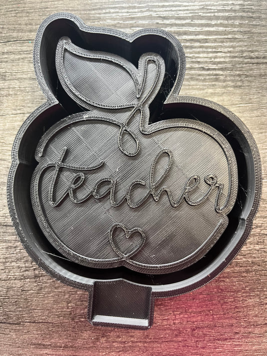 Teacher Apple Mold