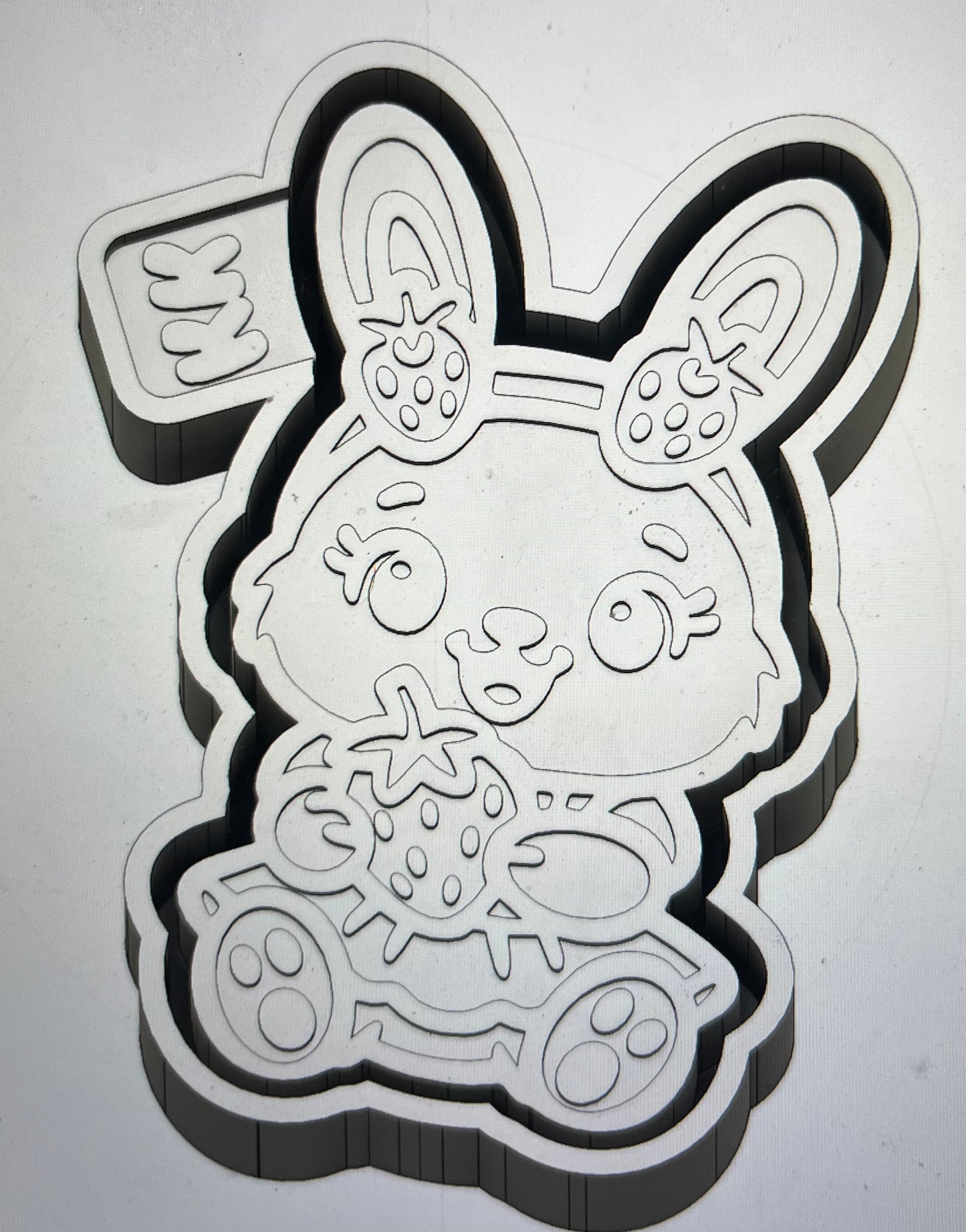 Strawberry Bunny Mold