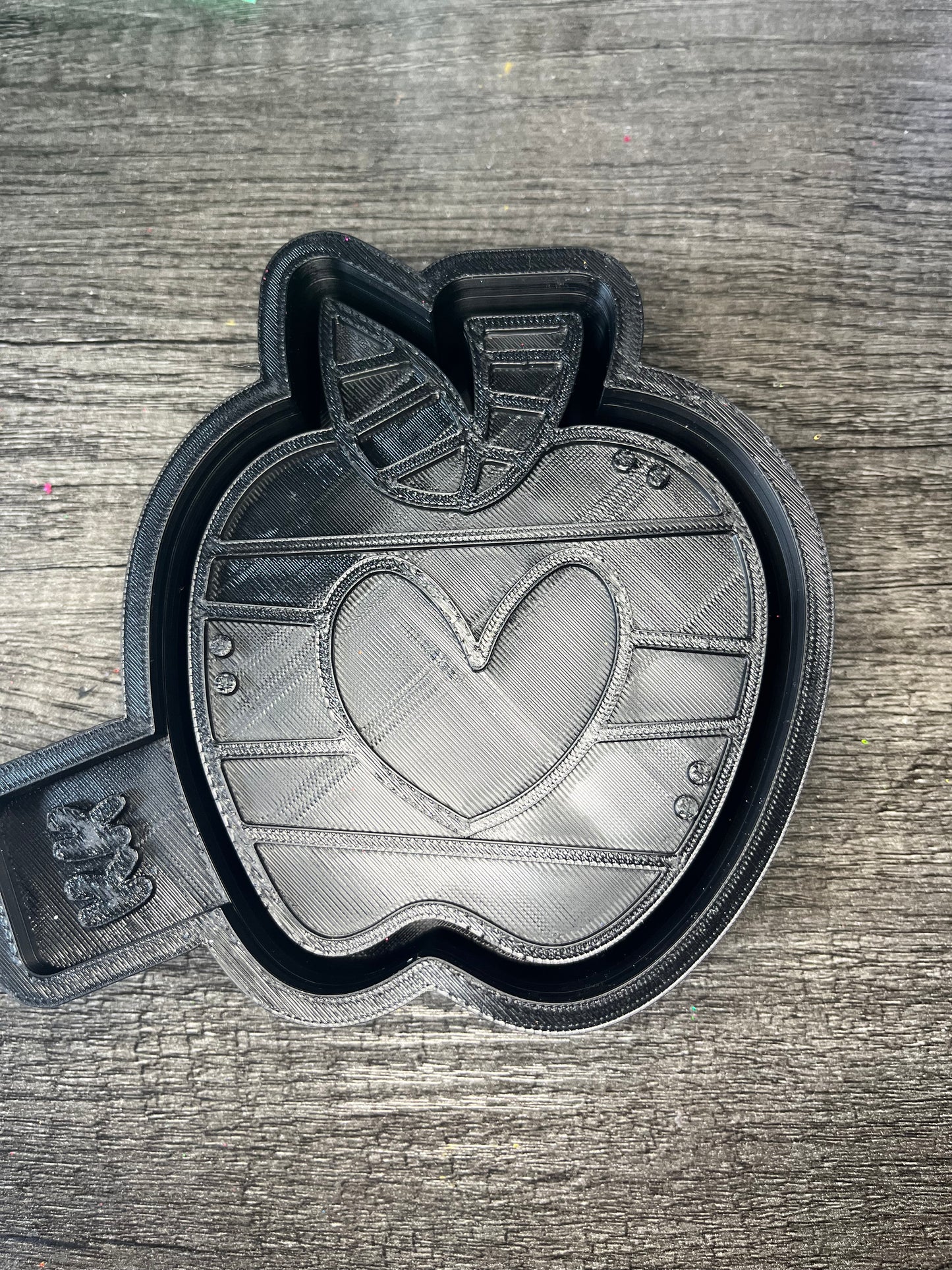 Apple with Heart Mold