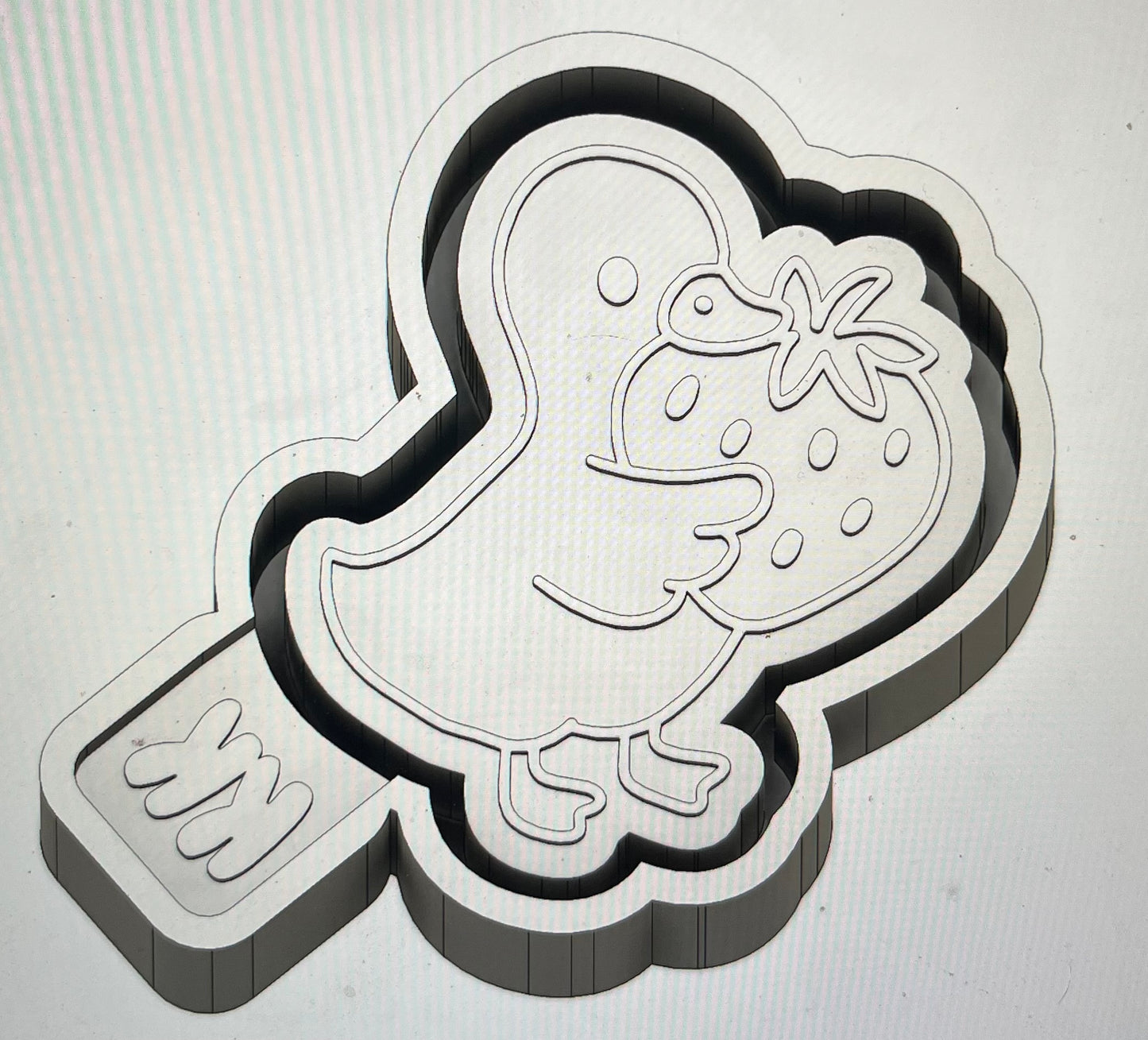 Strawberry Duck Mold