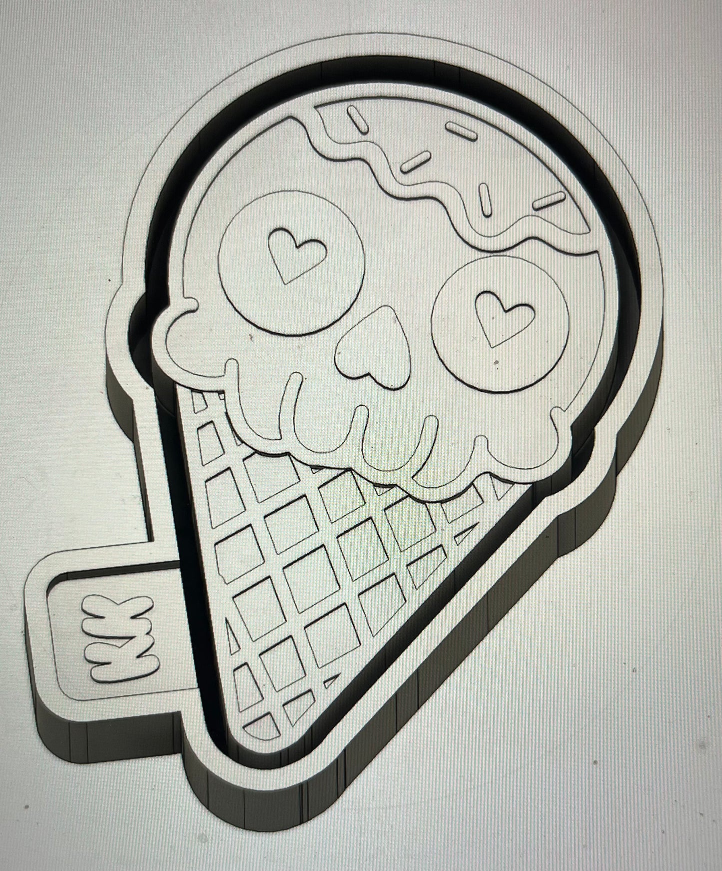 Skull Ice Cream Mold