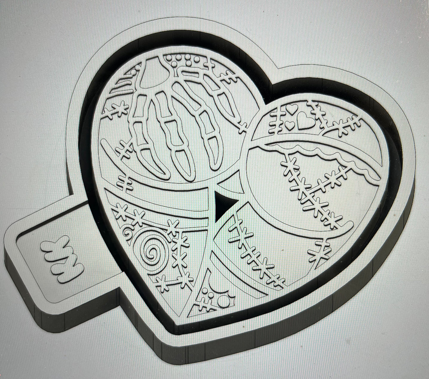 Heart Butt Mold