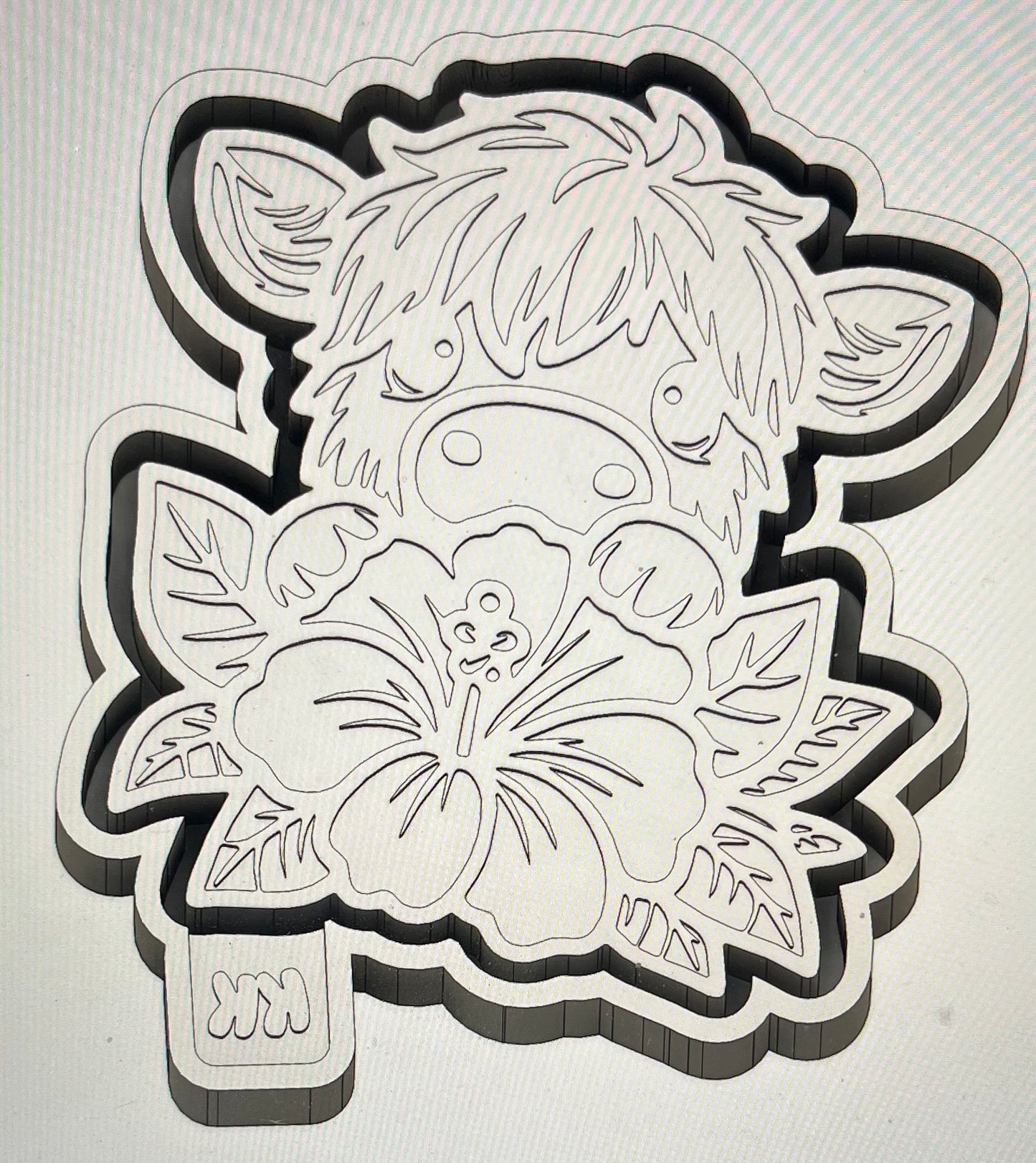 Highland with Hibiscus Mold