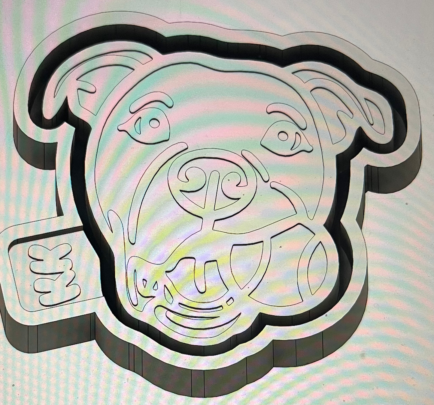 Pitbull with Balll Mold