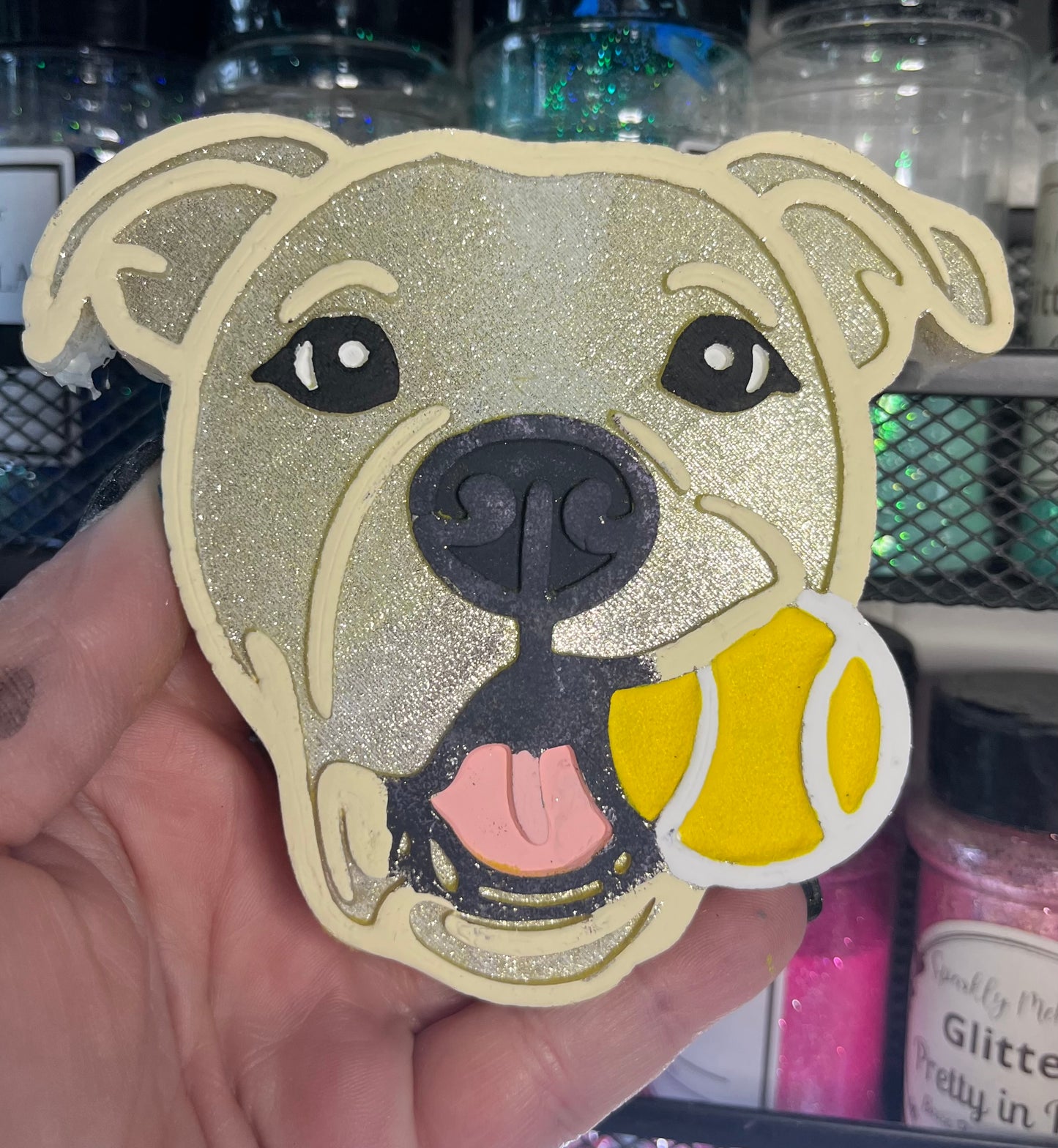 Pit Bull/Bully With Ball Freshie