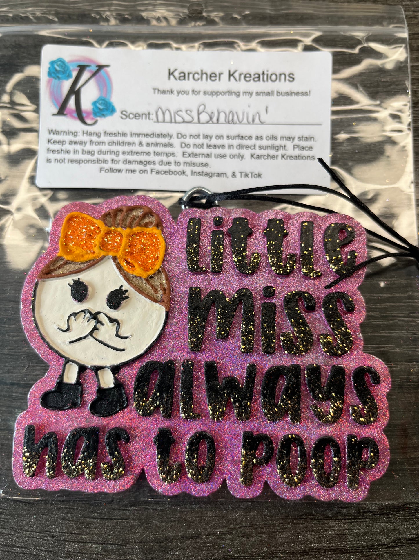 Little Miss Always Has To Poop…. Miss Behavin