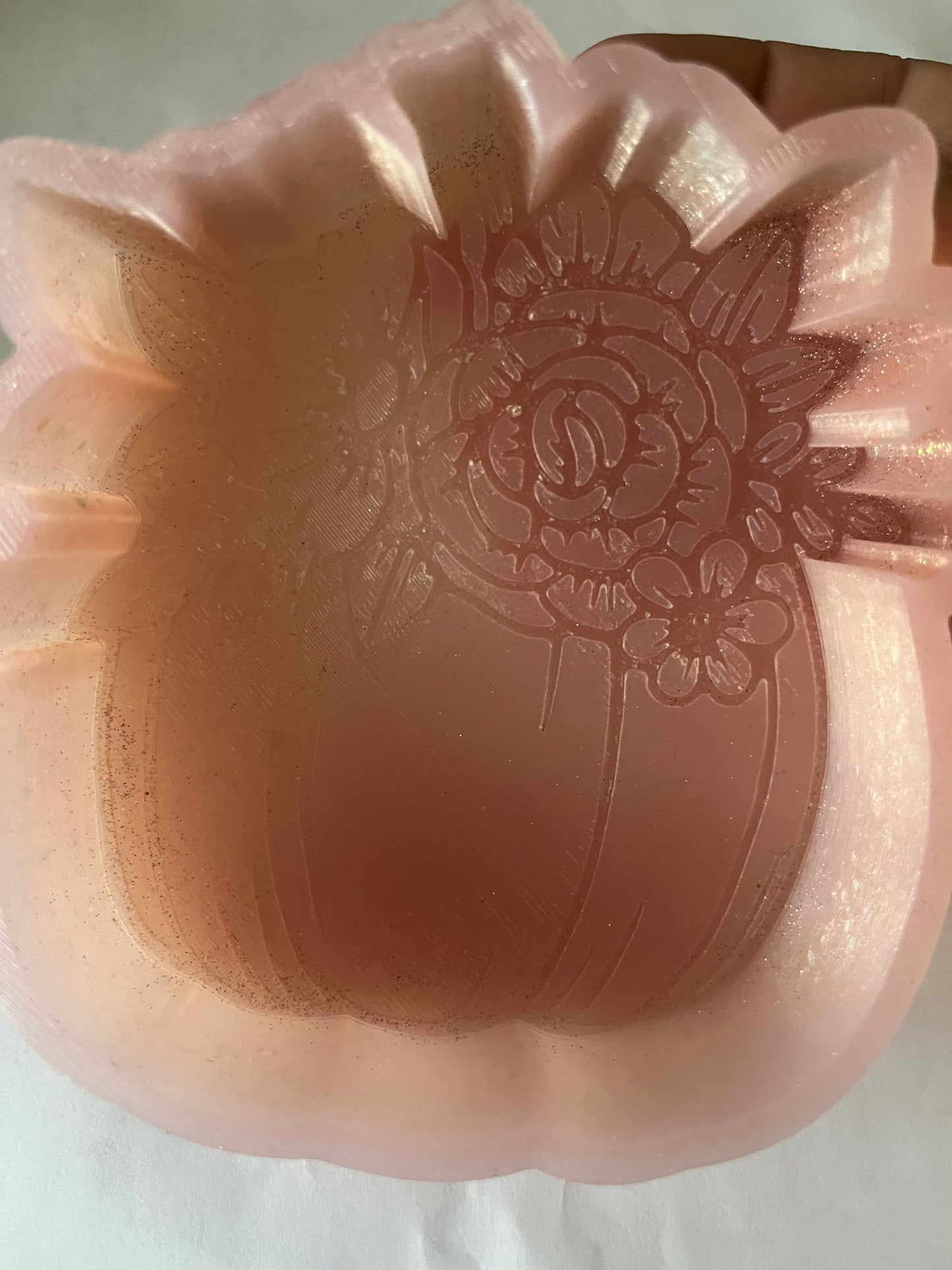 Pumpkin with Flowers Destash