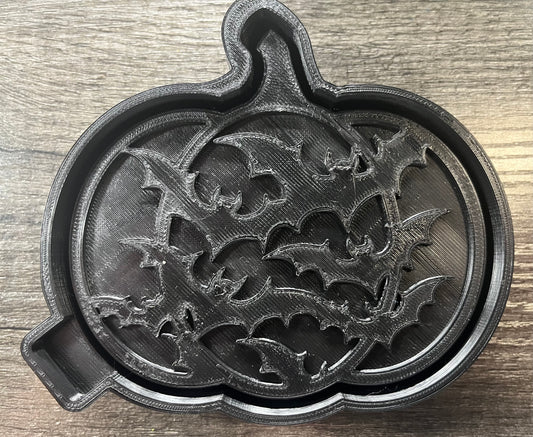 Pumpkin with Bats Mold
