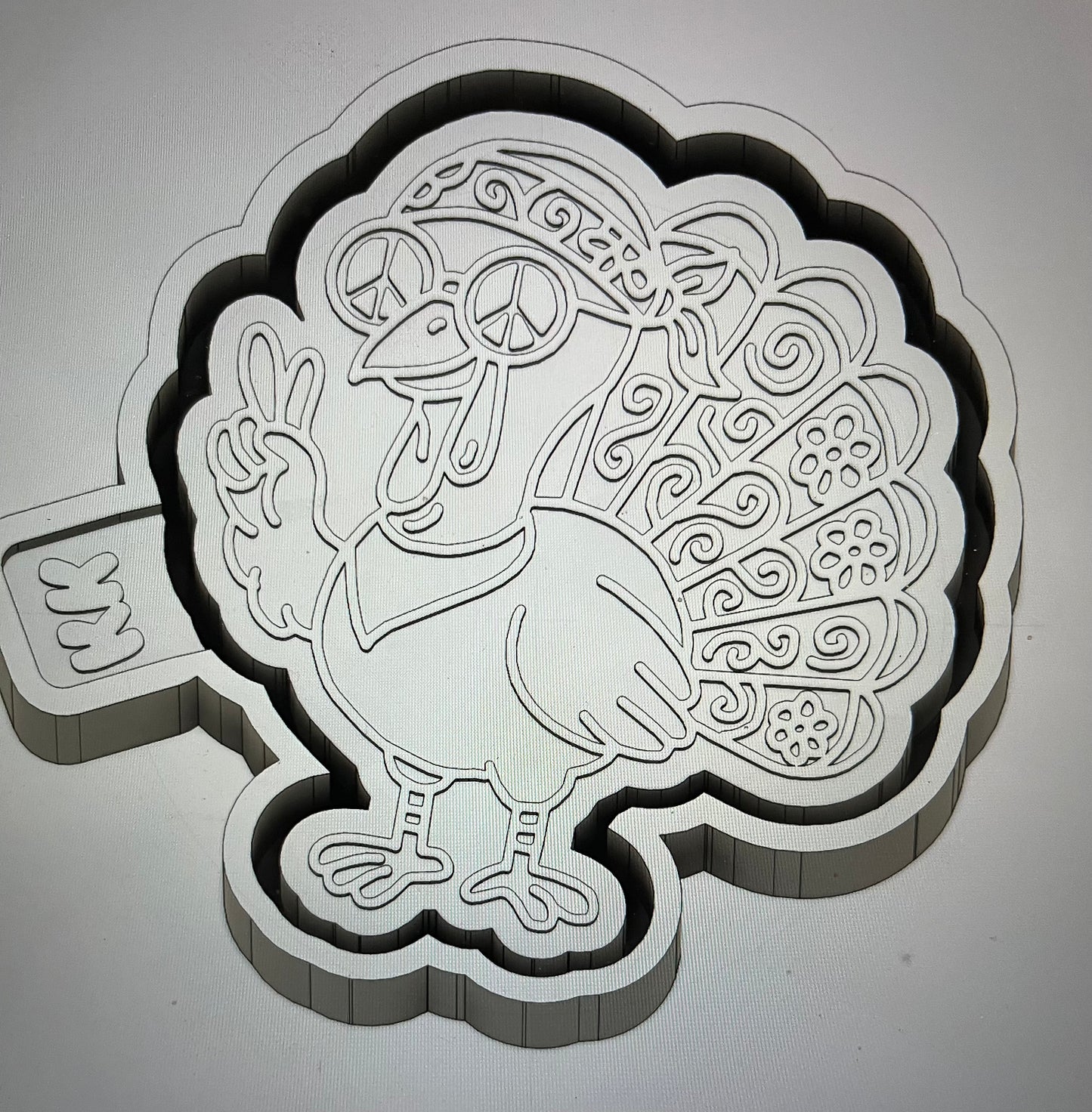 Hippie Turkey Mold