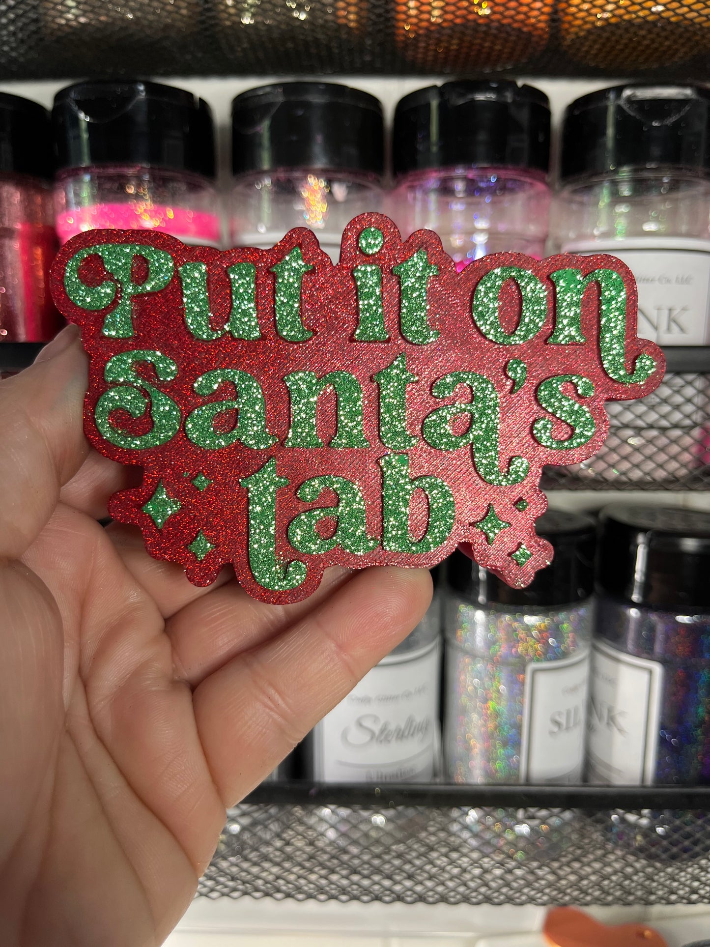Put It In Santas Tab Freshie