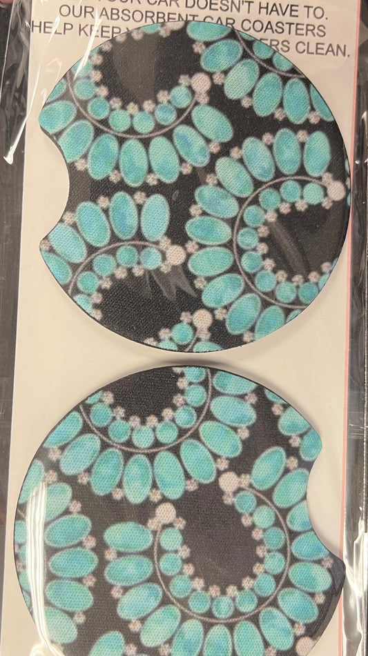 Concho Car Coaster 2 pack