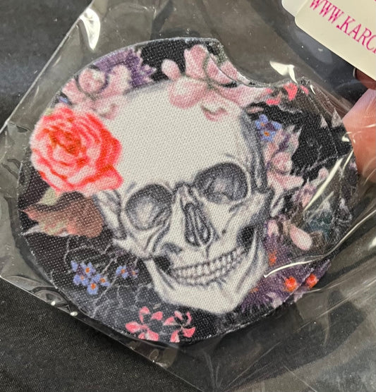 Skull Car Coaster 2 pack