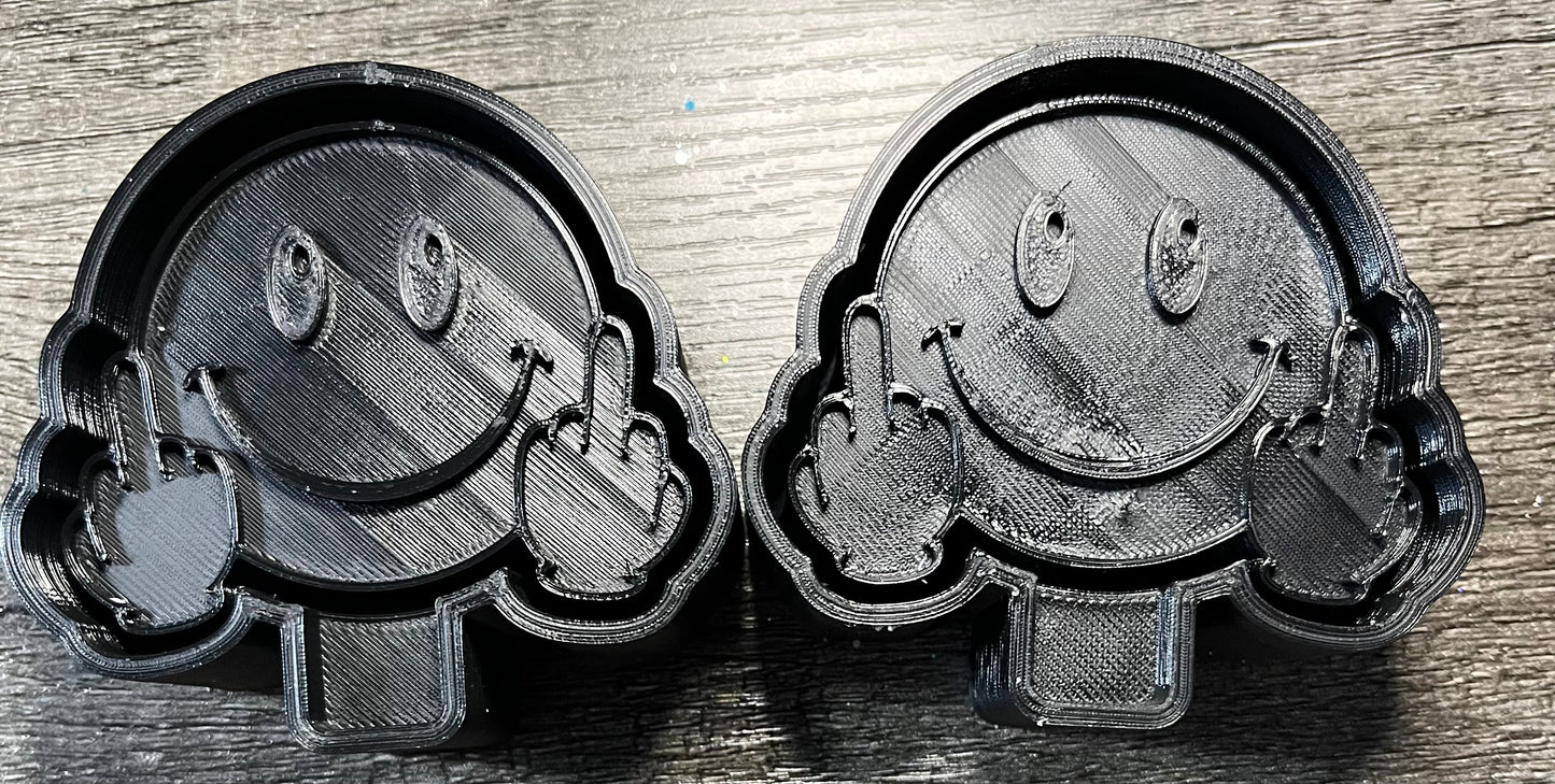 Happy Middle Finger Vents Mold