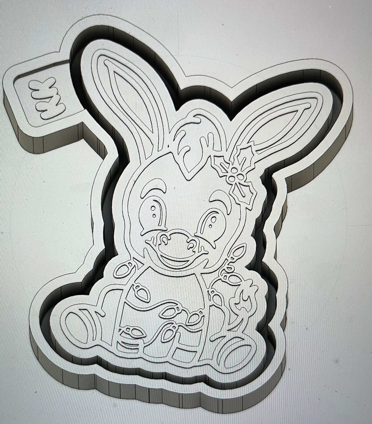 Christmas Donkey Mold