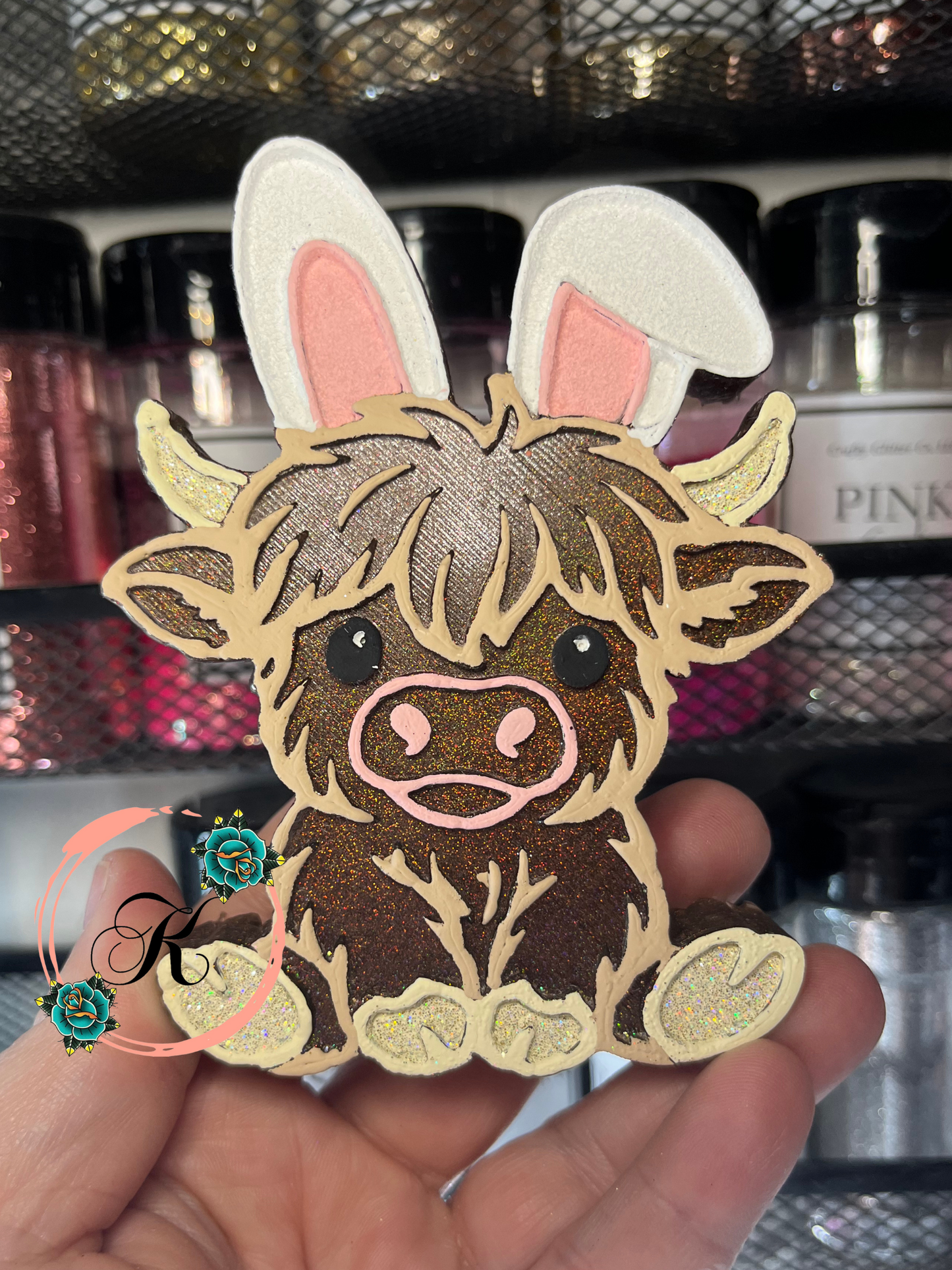 Highland with Bunny Ears Mold