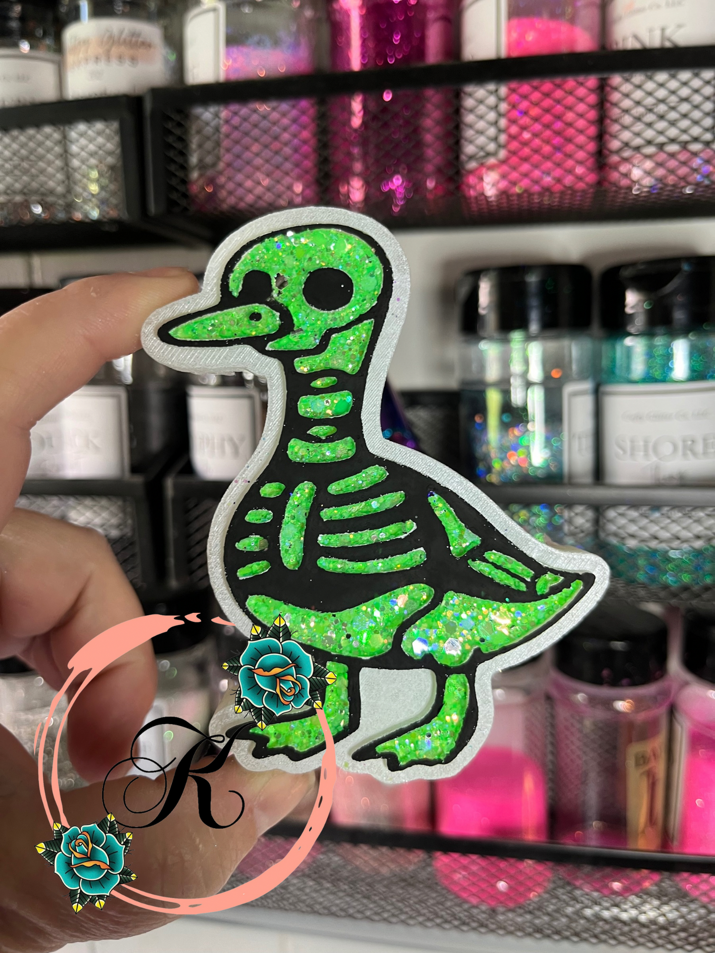 Skeleton Duck Freshie