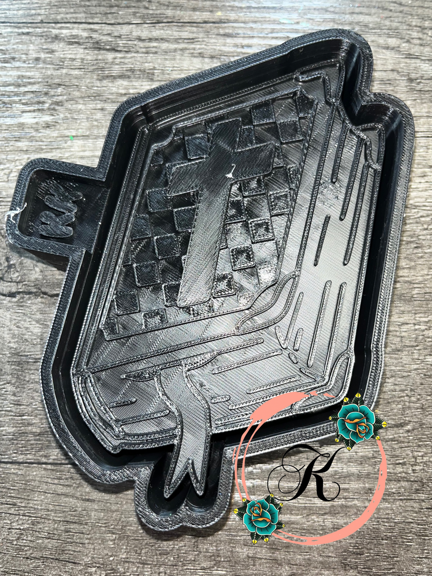 Checkered Print Bible Mold