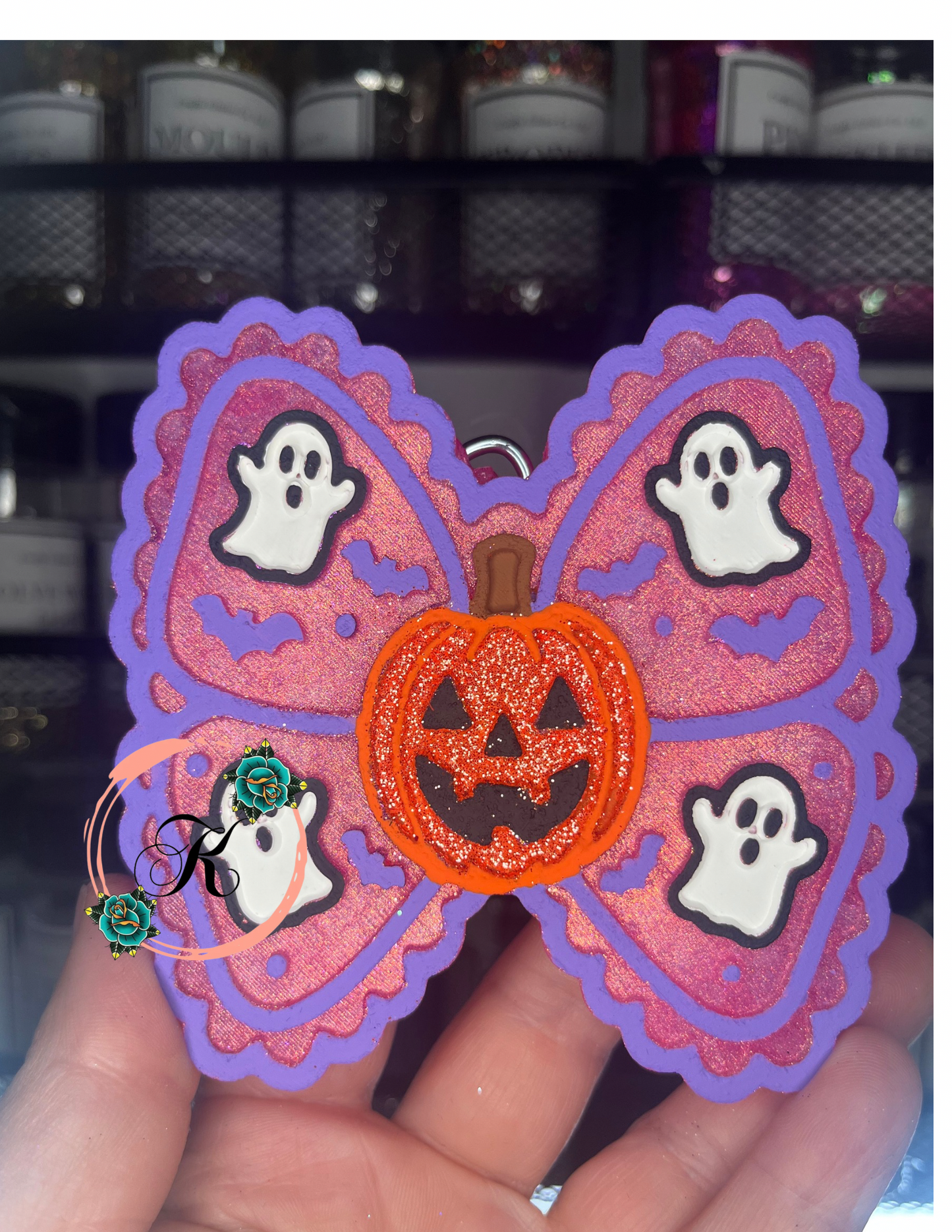 Pumpkin Bow Freshie