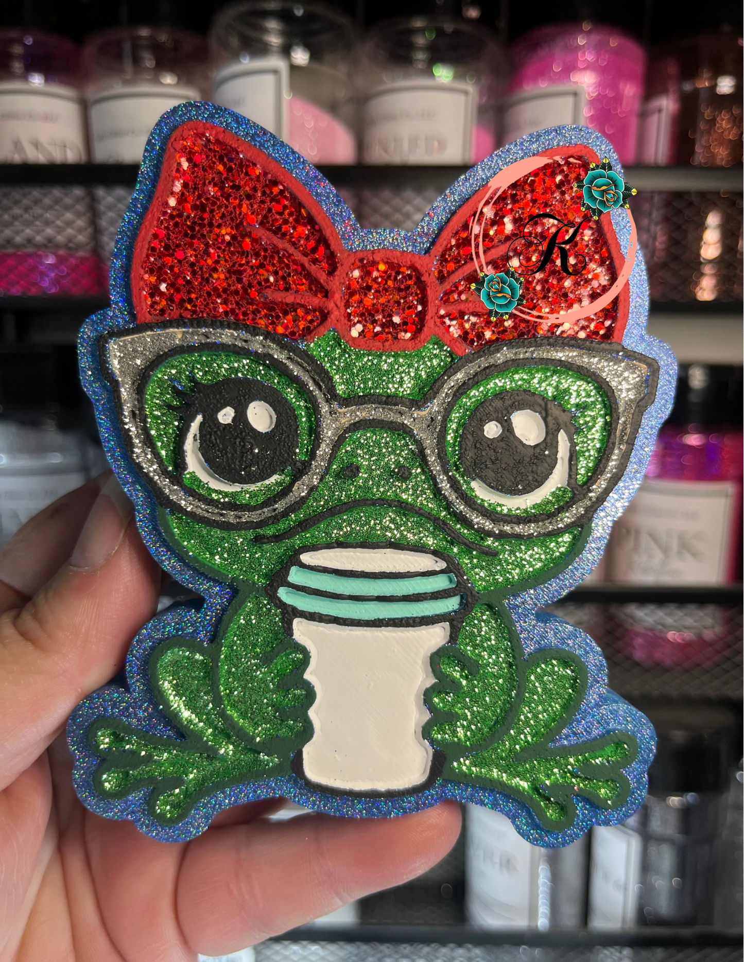 Frog with Bow Mold