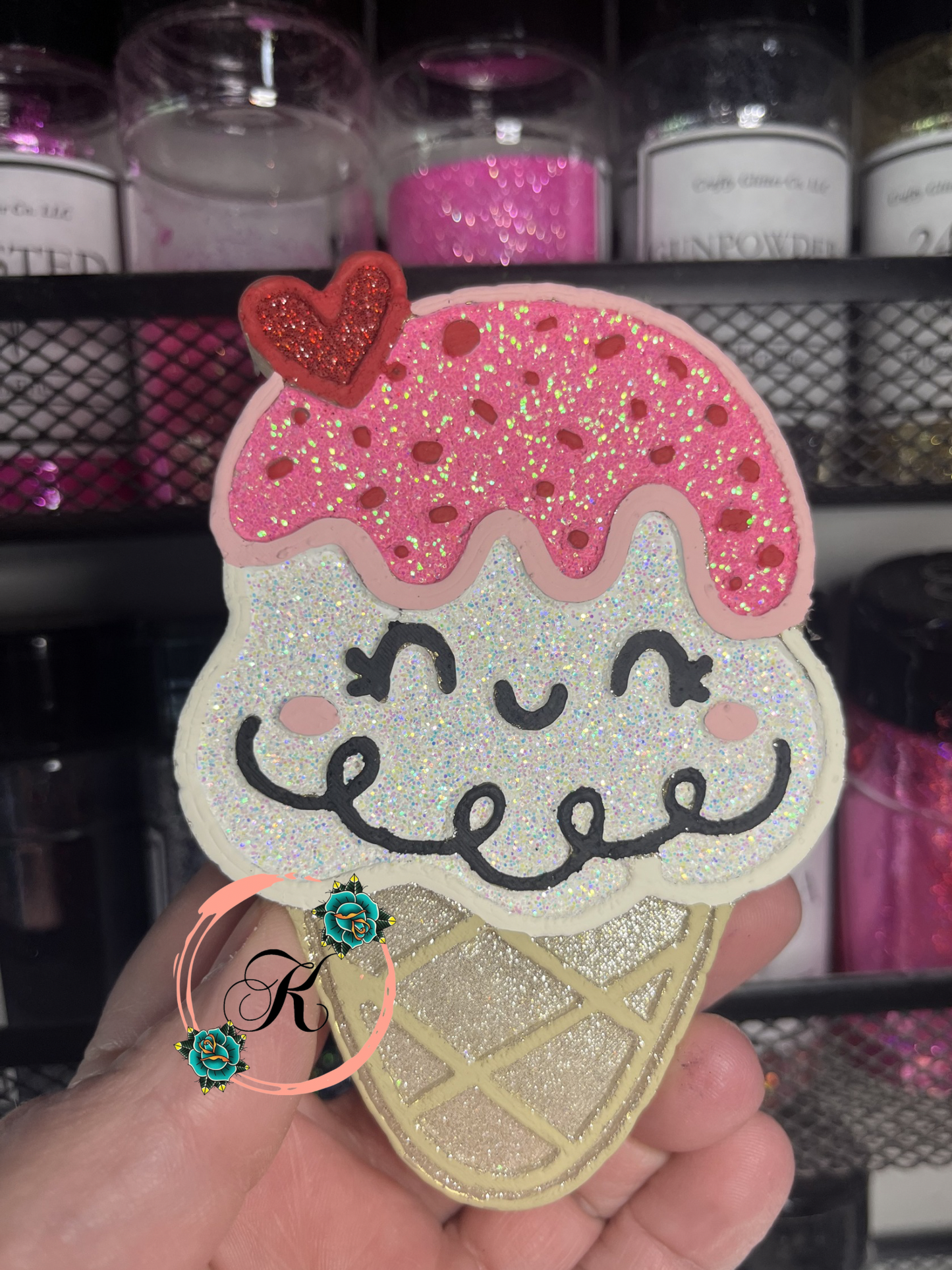 Ice Cream Cone Freshie