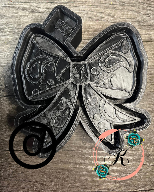 Paisley Bow Mold
