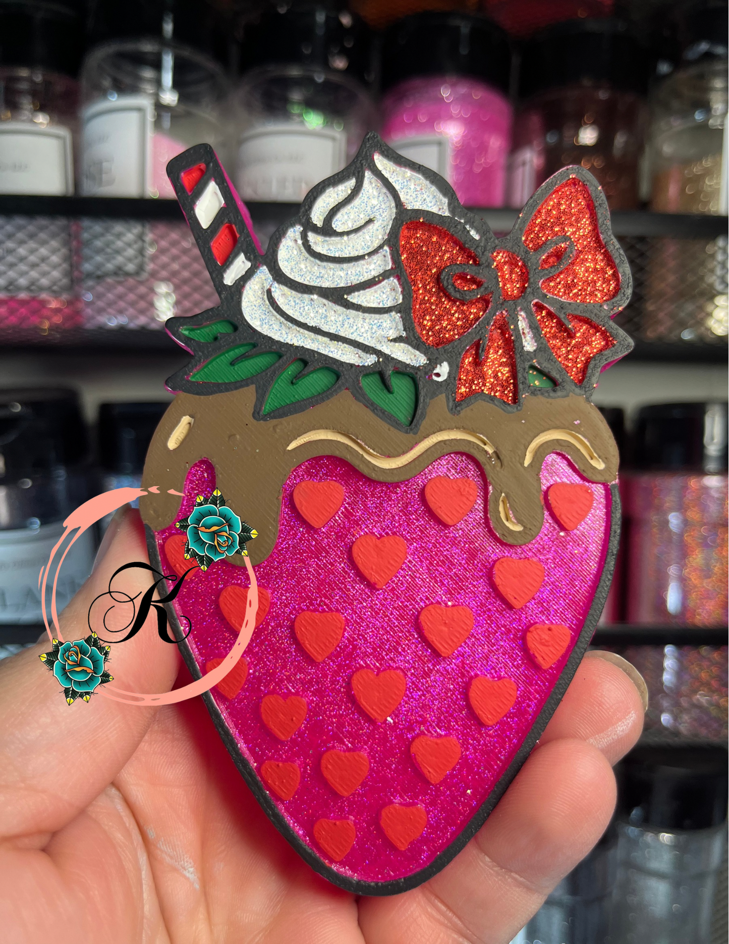 Whipped Strawberry Mold