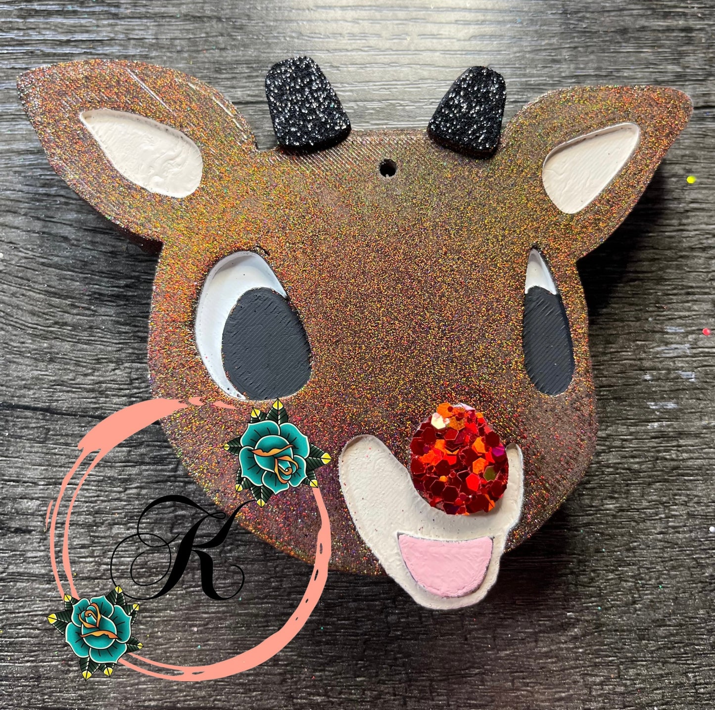 Rudolph Face Freshie