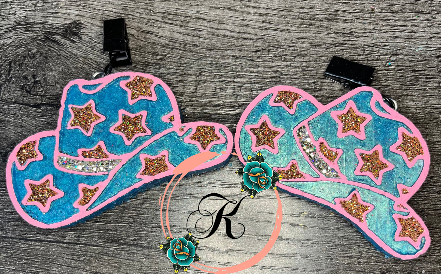 Cowgirl Hat Vent Clips