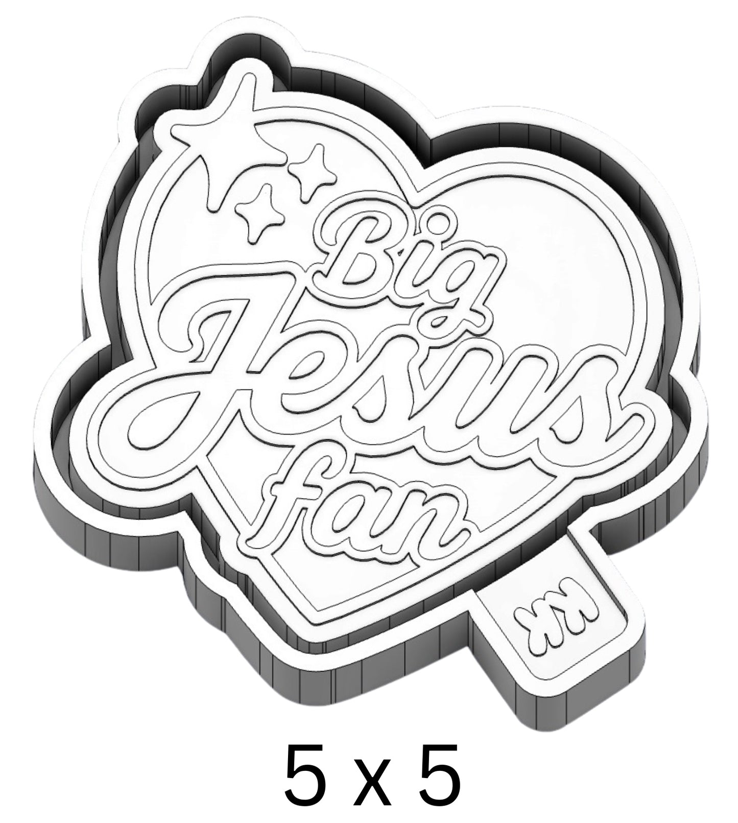 Big Jesus Fan Mold
