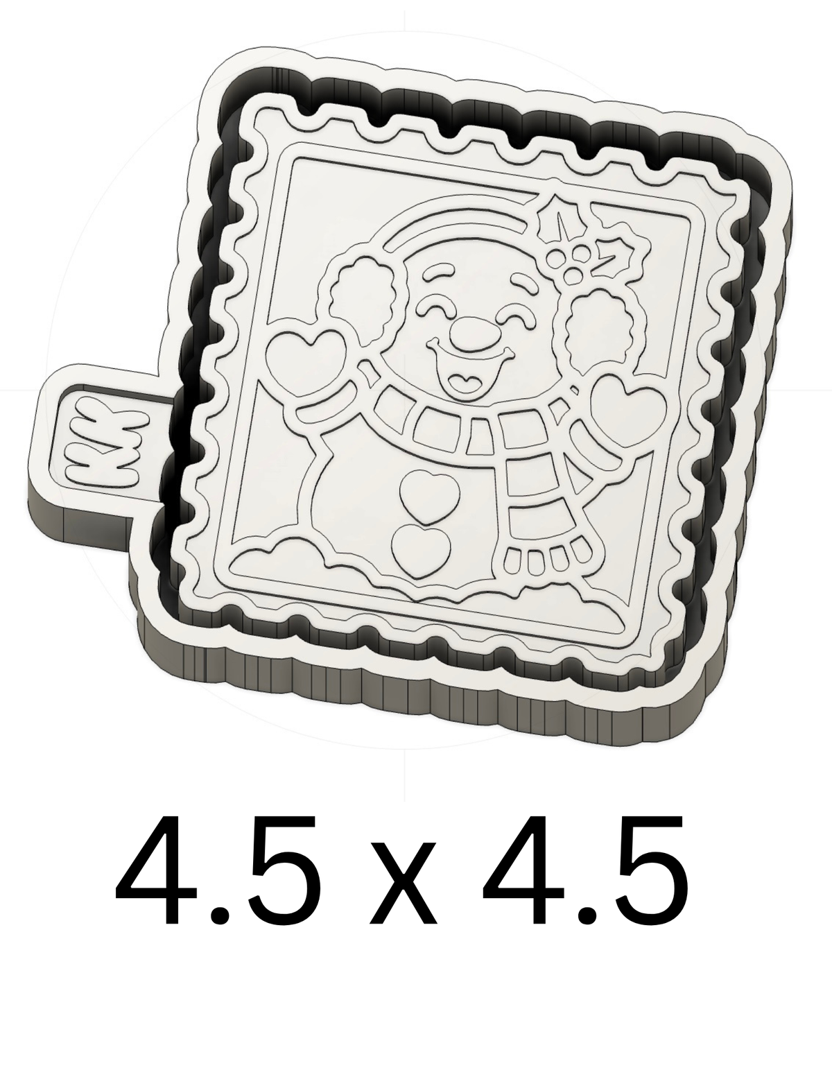 Snowman Stamp Mold