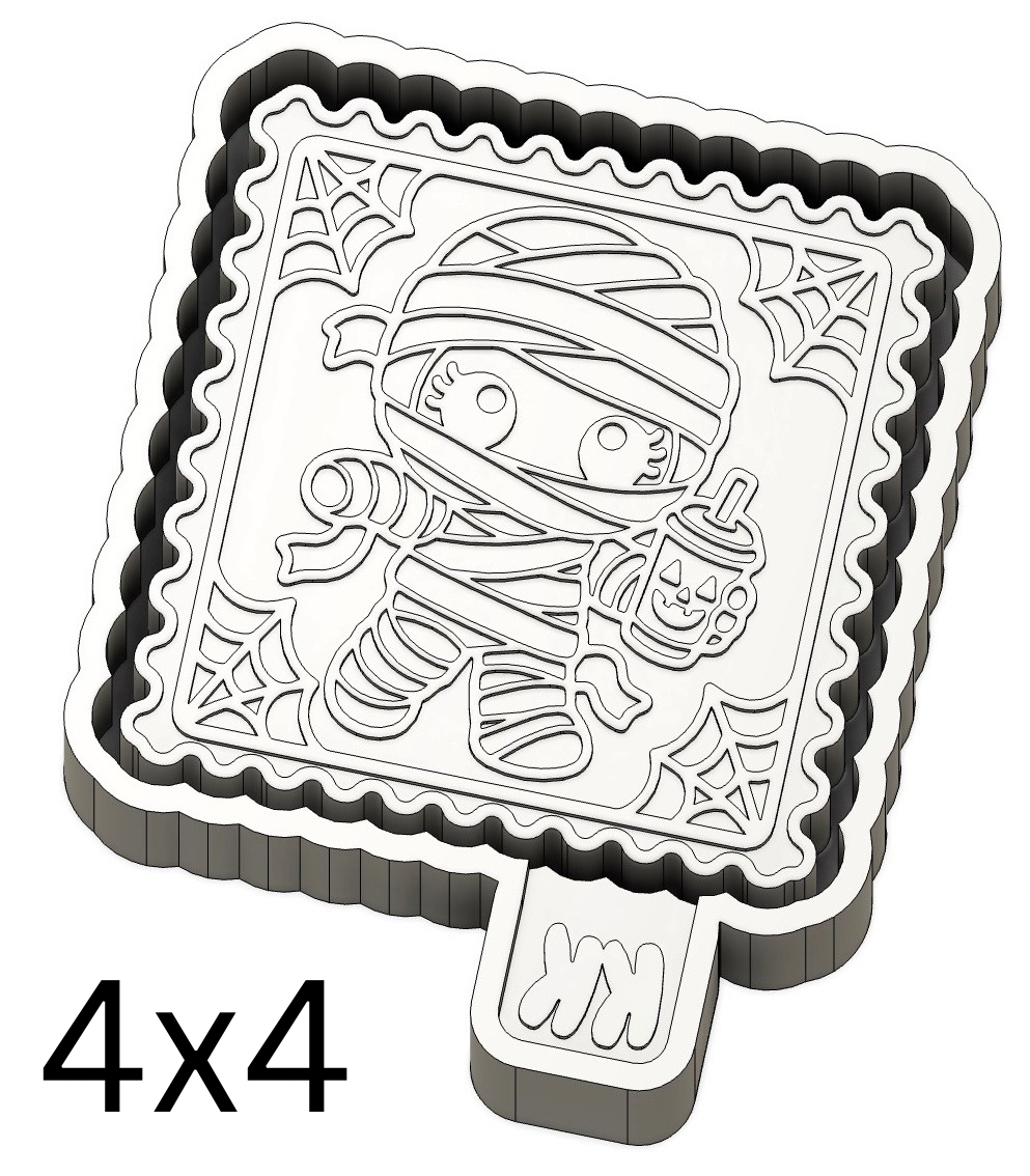 Mummy Stamp Mold