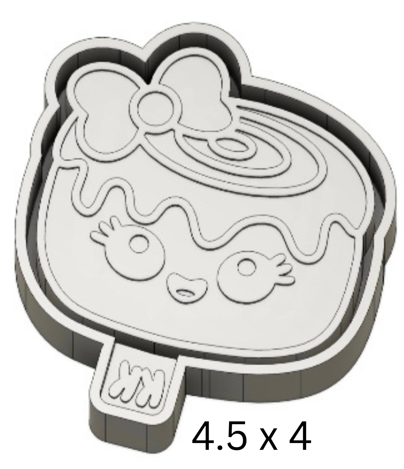 Cinnamon Roll with Bow Mold