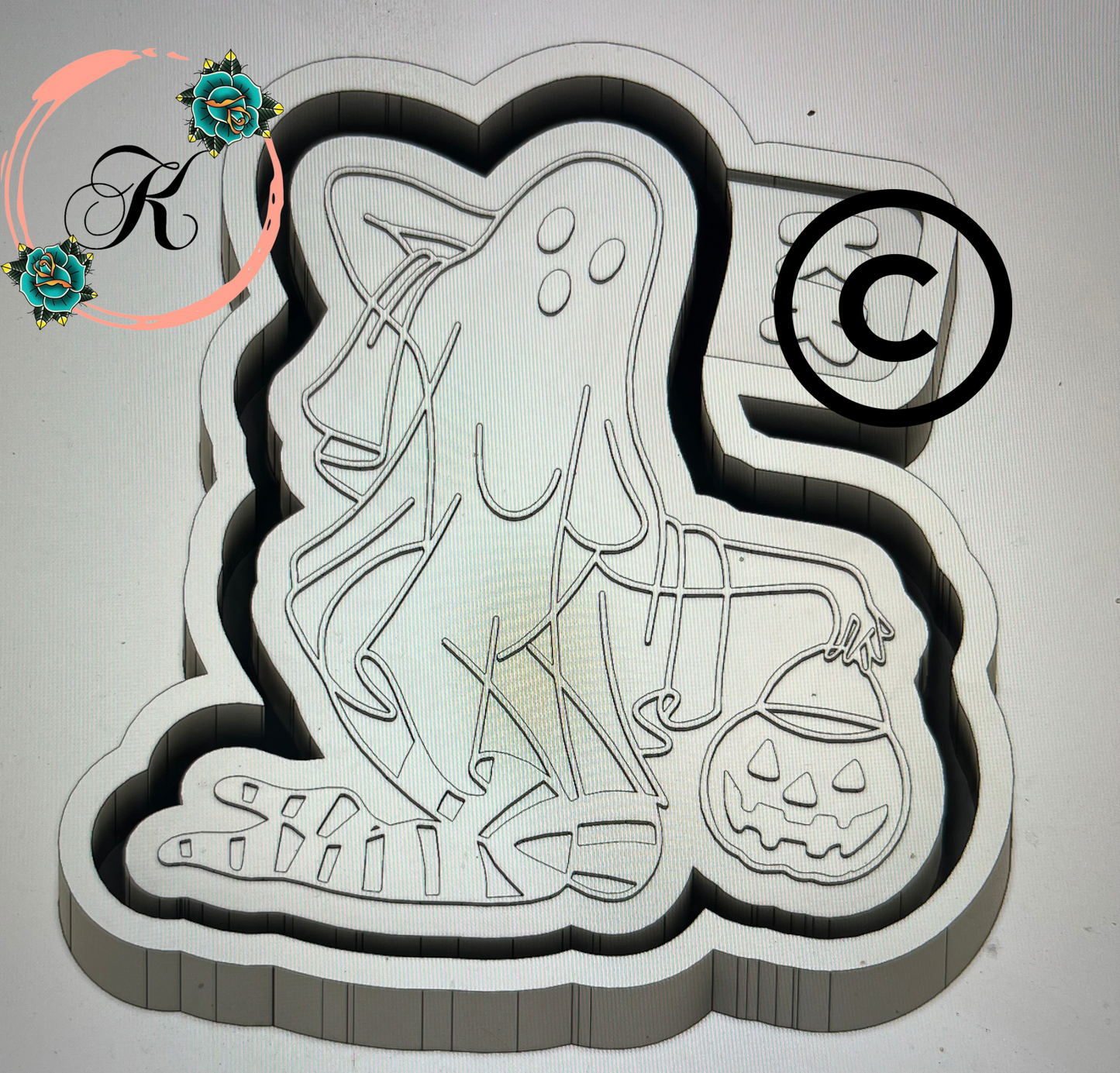 Ghost Pin Up Girl Mold