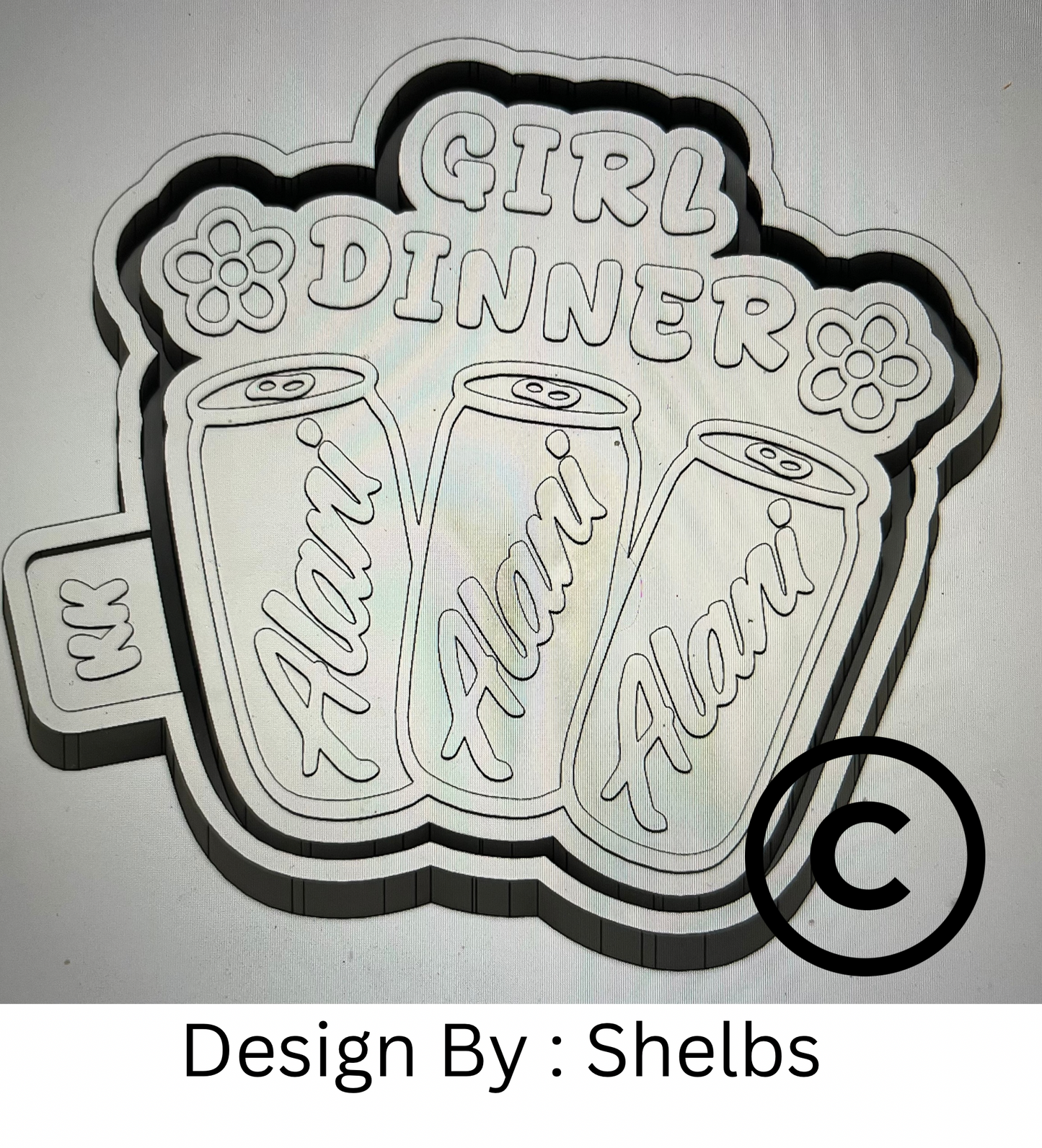 Girl Diner Mold