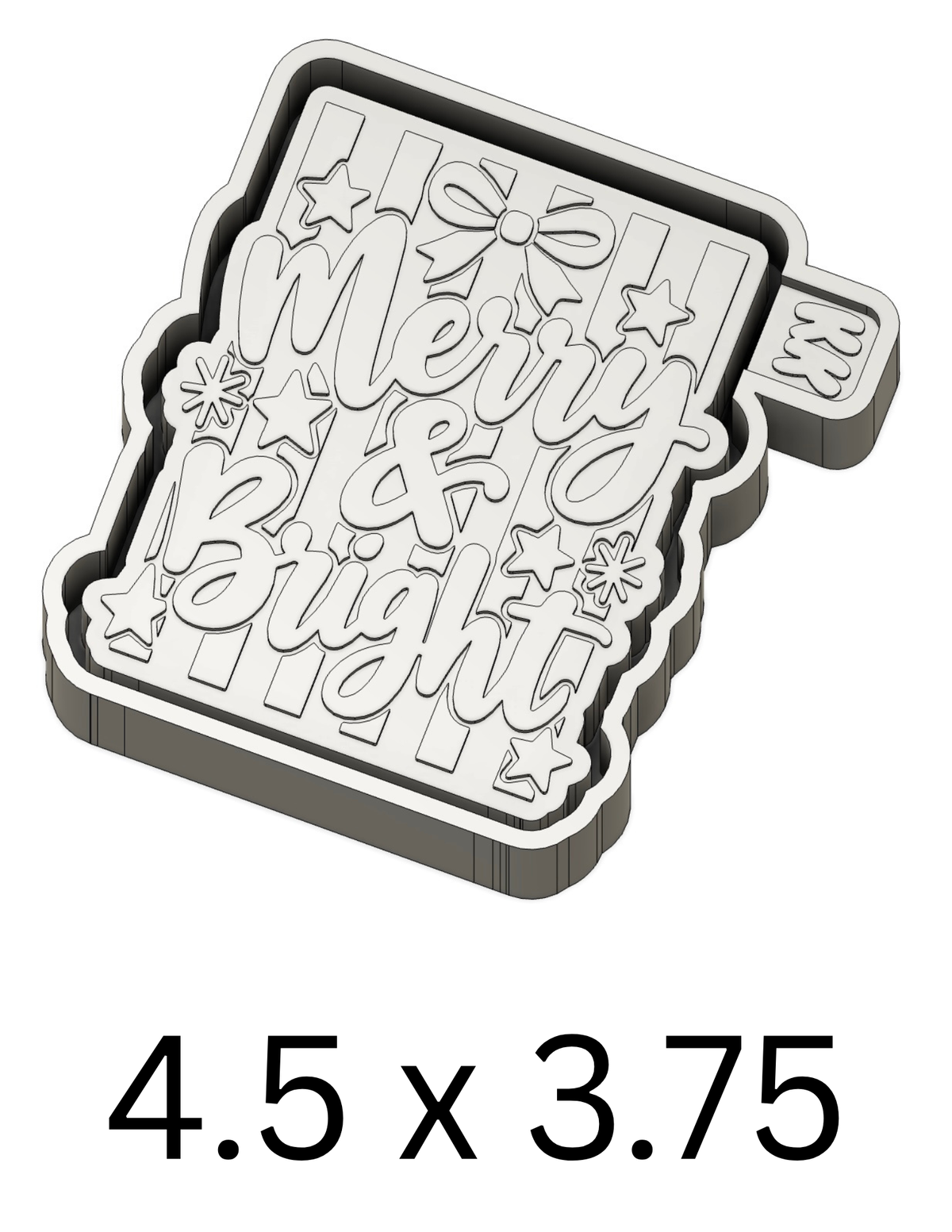 Merry & Bright (new) Mold