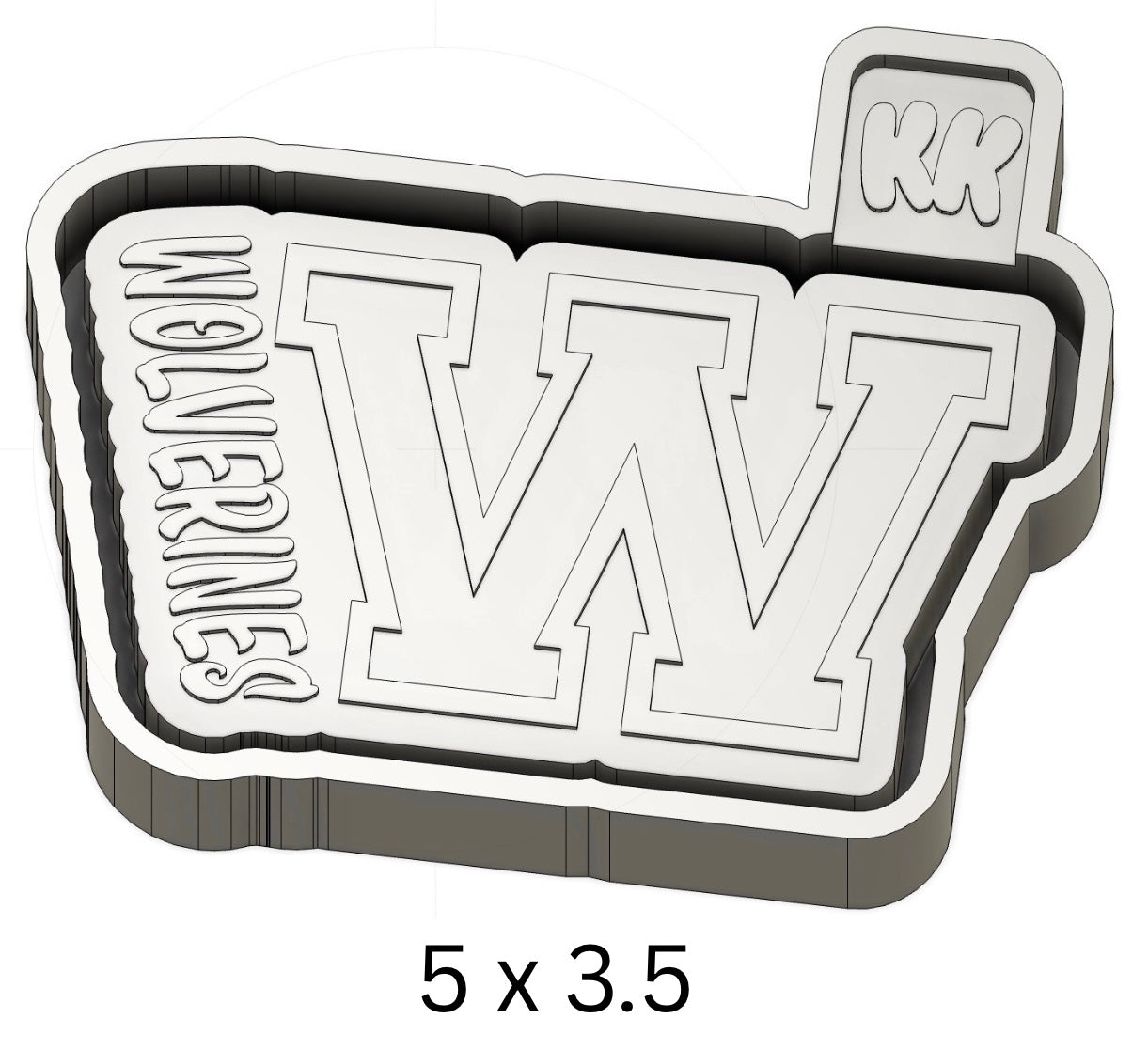 W Wolverines Mold