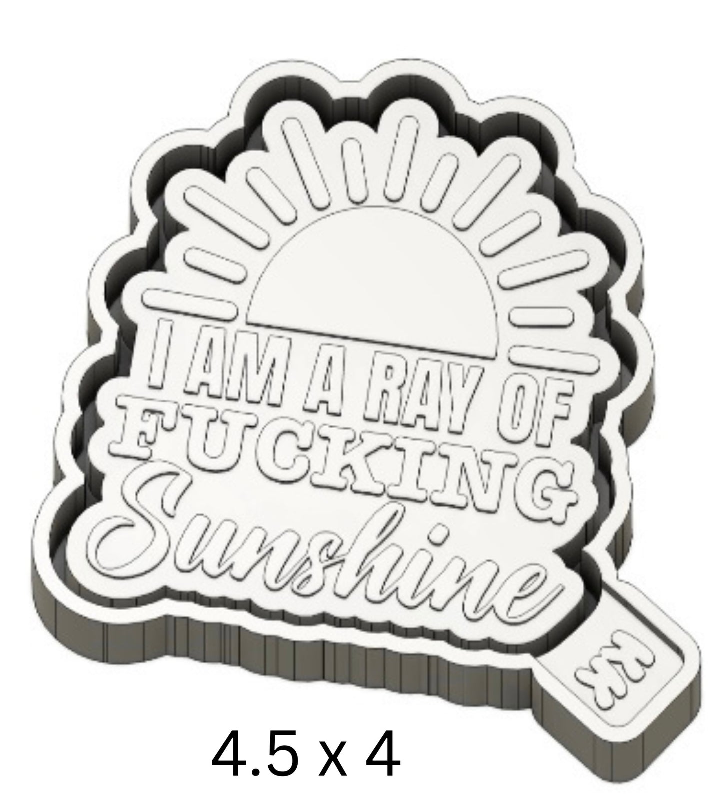 I Am A Ray Of Fucking Sunshine Mold