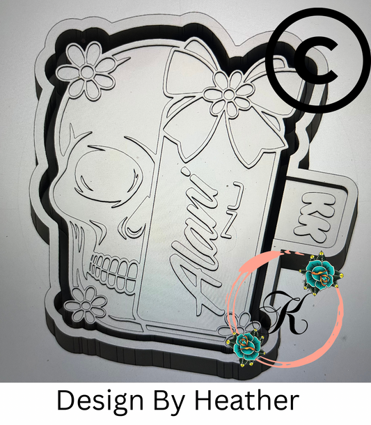 A Drink With Skull Mold